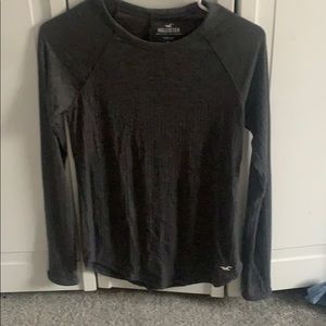Grey Hollister slim long sleeve T-shirt!